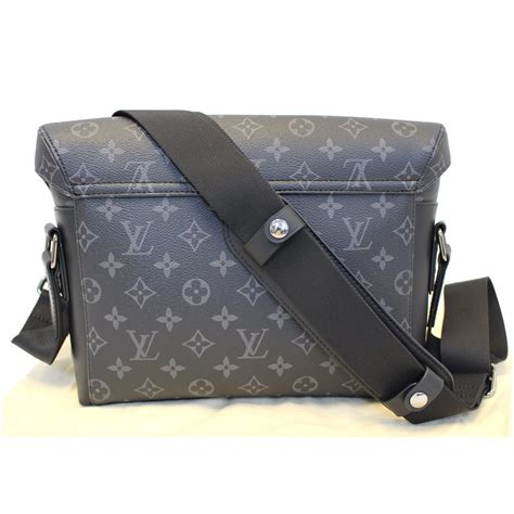 louis vuitton lona monogram eclipse messenger bag|Louis Vuitton Messenger bag canvas.